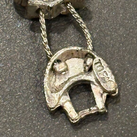 TOFA Silver Cat Bracelet signed - Picture 12 of 13